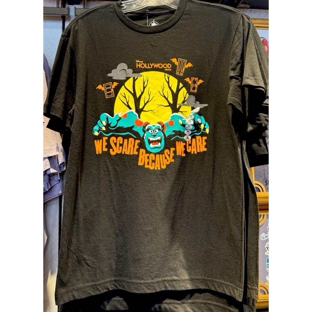 Disney Parks 2025 Halloween T Shirt XSmall Hollywood Studios Monsters Inc. Adult